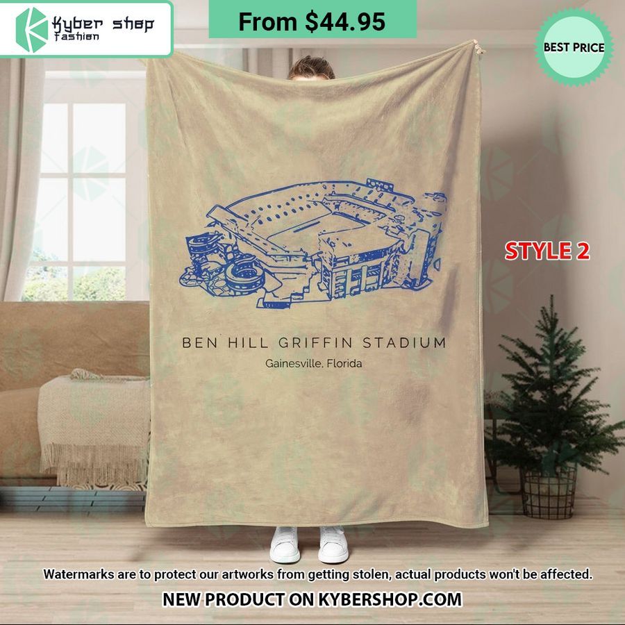 Ben Hill Griffin Stadium Florida Gators Blanket
