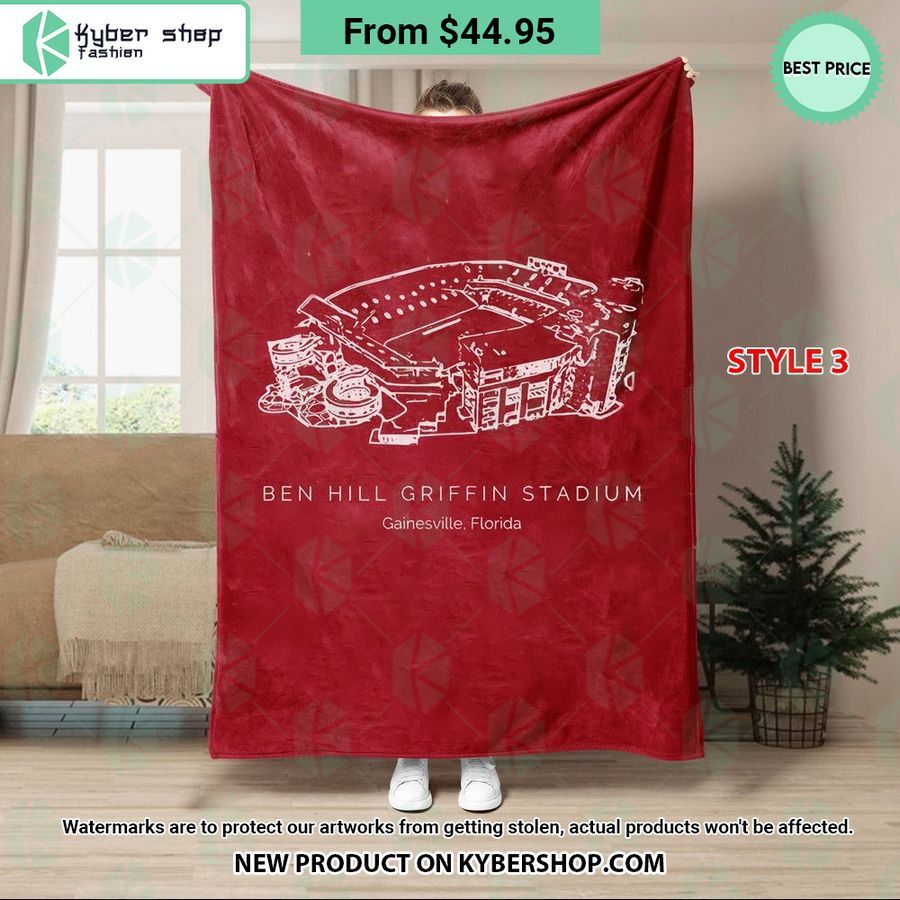 Ben Hill Griffin Stadium Florida Gators Blanket