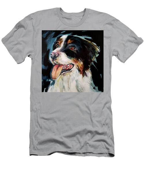 Bernese Mountain Dog Painting T-Shirt