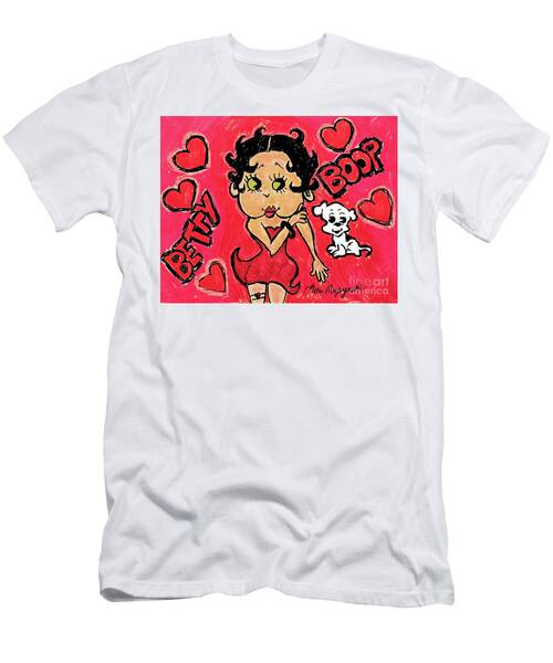 Betty Boop And Pudgy The Dog August 9, 1930 T-Shirt
