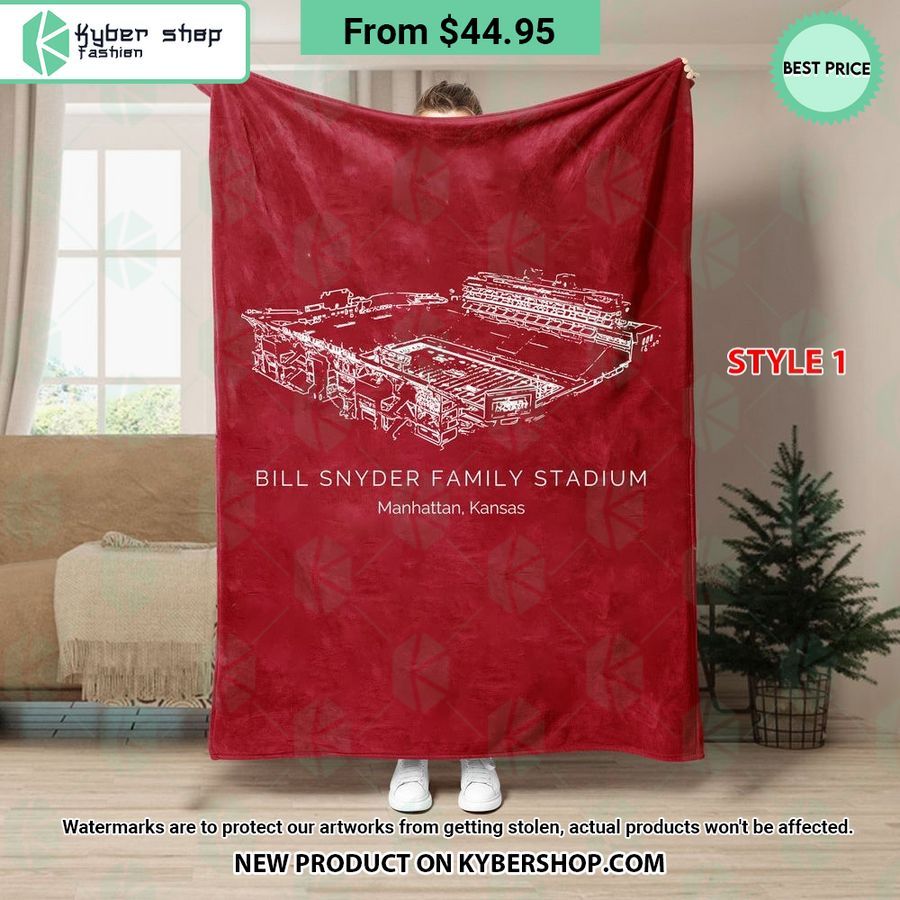 Bill Snyder Family Stadium Kansas State Wildcats Blanket