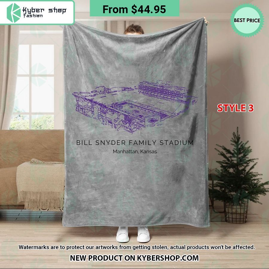 Bill Snyder Family Stadium Kansas State Wildcats Blanket