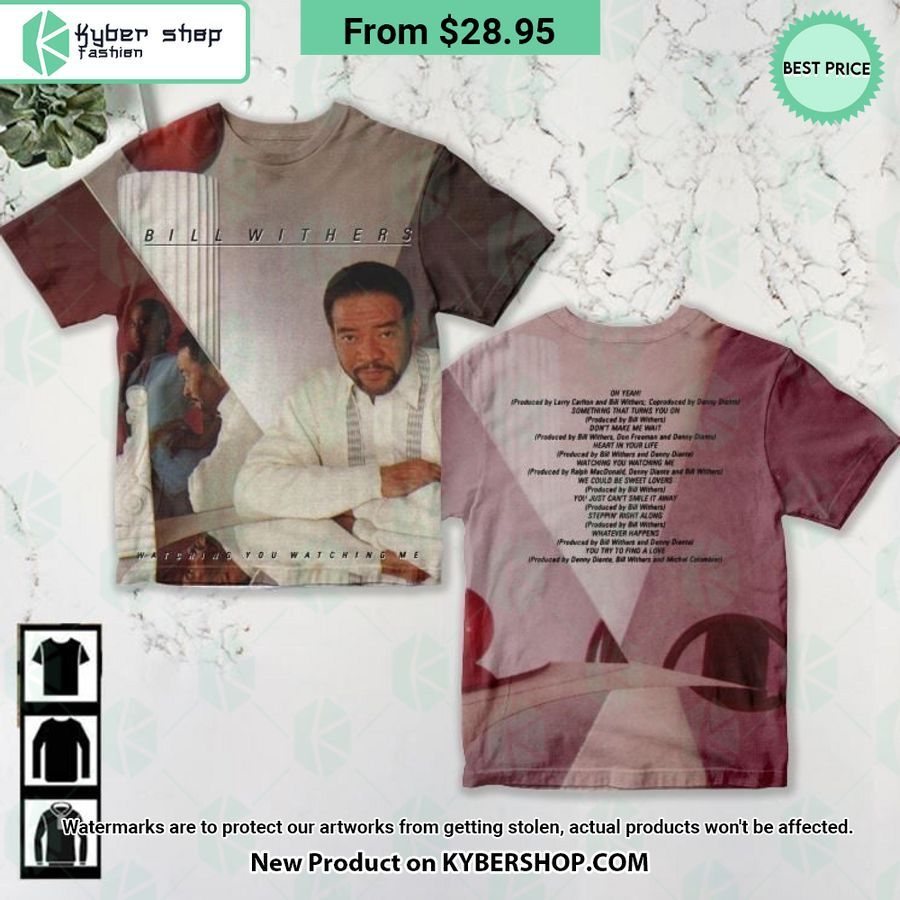Bill Withers Watching You Watching Me Album Shirt