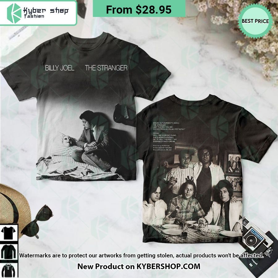 Billy Joel The Stranger Album Shirt
