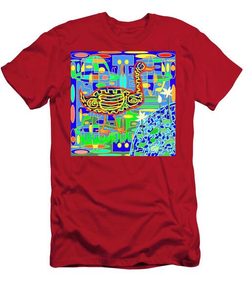 Bird Near By A Pond T-Shirt
