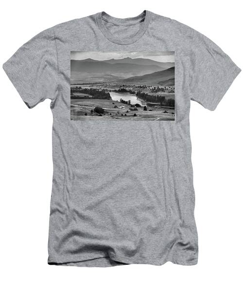 Bison Range Reserve Montana In Black And White T-Shirt