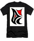 Black And Red Abstract T-Shirt
