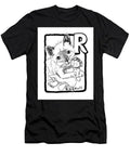 Black And White Cat Painting With Rag Doll T-Shirt