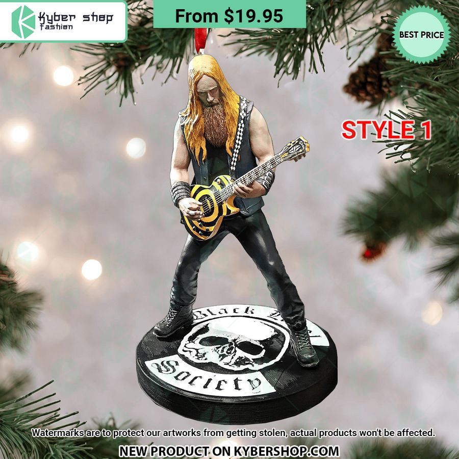 Black Label Society Christmas Ornament