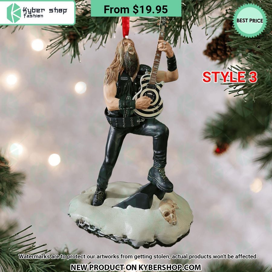 Black Label Society Christmas Ornament