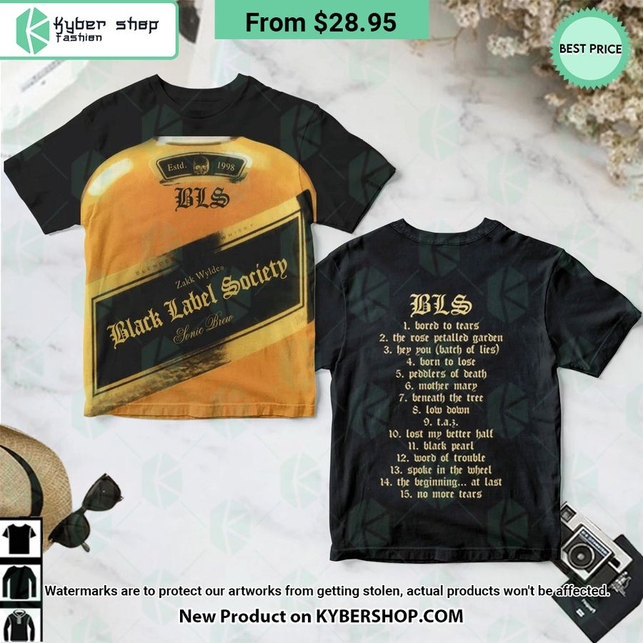 Black Label Society Sonic Brew Album Cover Shirt