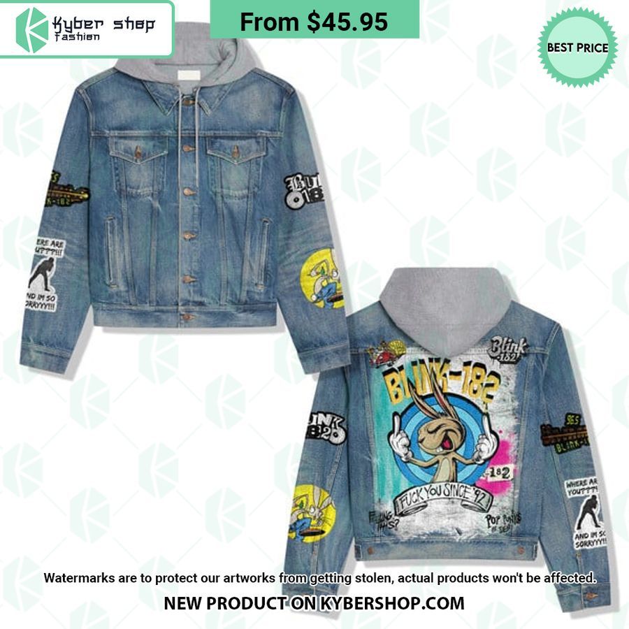 Blink-182 Hooded Denim Jacket