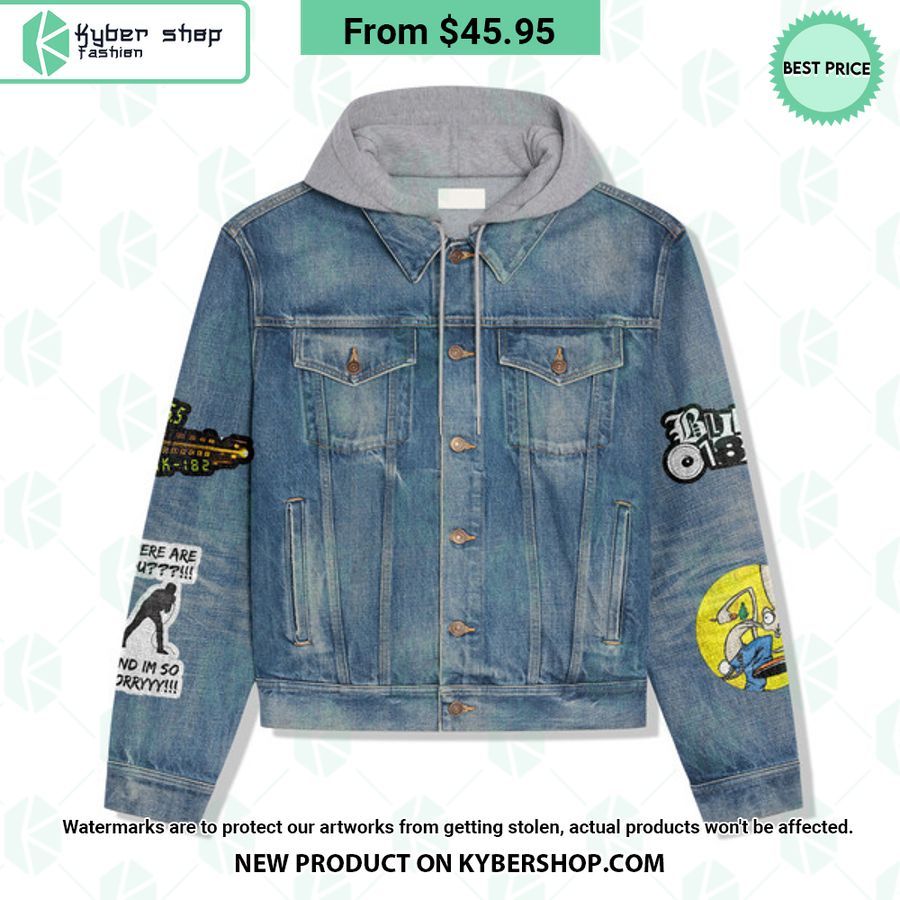 Blink-182 Hooded Denim Jacket
