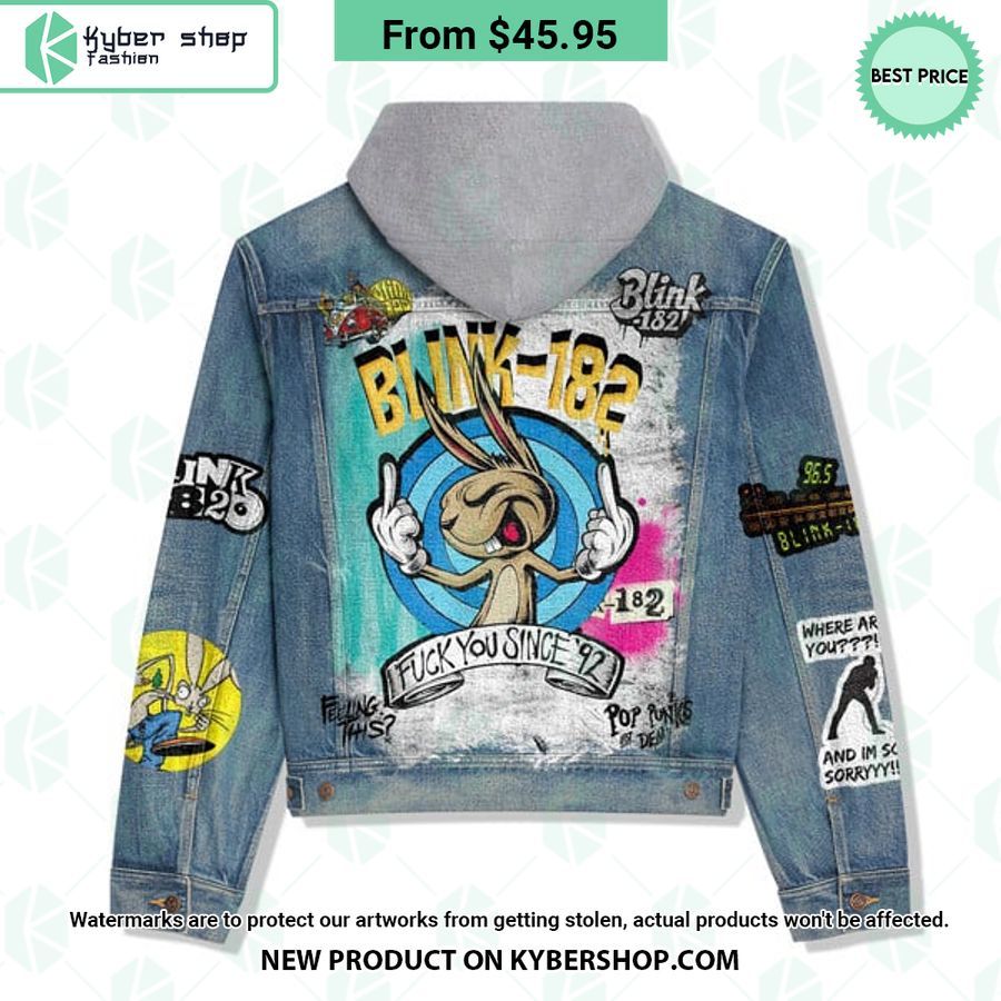 Blink-182 Hooded Denim Jacket