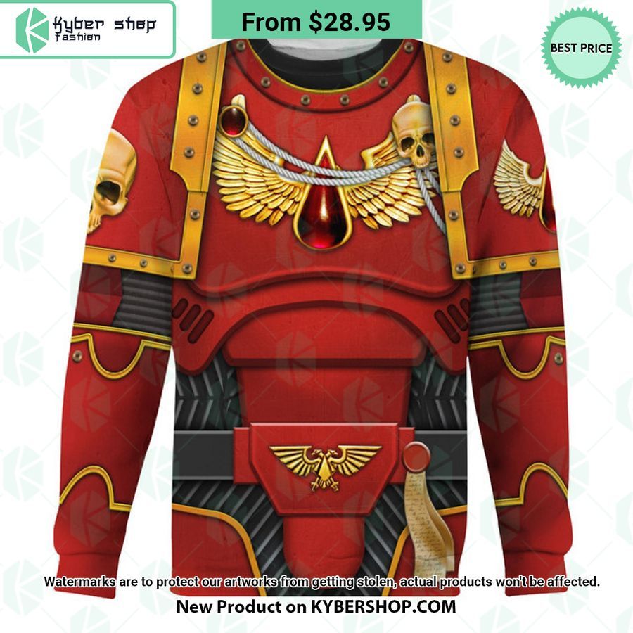 Blood Angels Captain Costume Warhammer 40K Hoodie