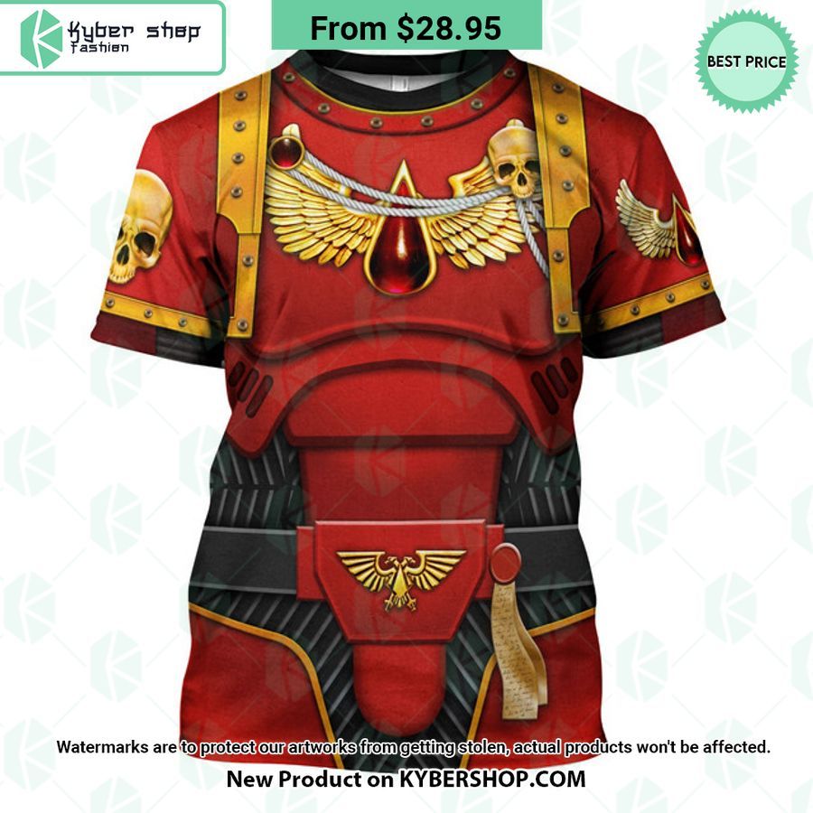 Blood Angels Captain Costume Warhammer 40K Hoodie