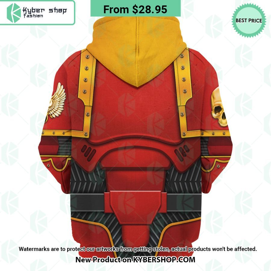 Blood Angels Captain Costume Warhammer 40K Hoodie