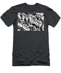 Blooming Pieris Branch In Spring In Black And White With Bokeh T-Shirt