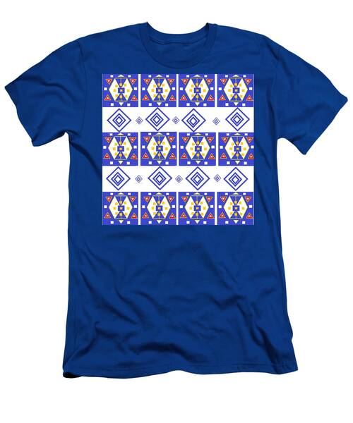 Blue Abstract T-Shirt
