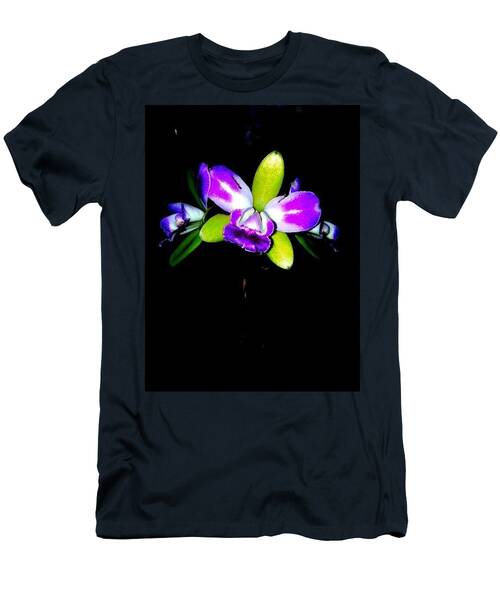 Purple Striped Orchid T-Shirt