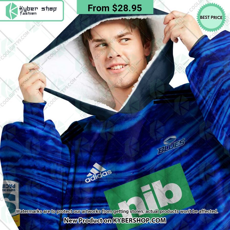 Blues Super Rugby Pacific Home Jersey CUSTOM Hoodie Blanket