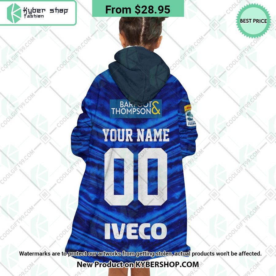 Blues Super Rugby Pacific Home Jersey CUSTOM Hoodie Blanket