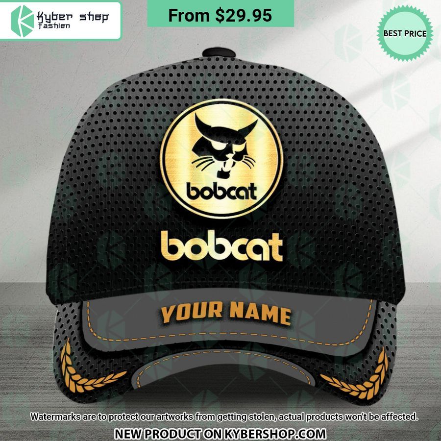 Bobcat Custom Name Cap
