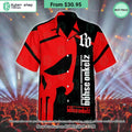 Böhse Onkelz Schwarzes Rotes Skull Hawaiian Shirt