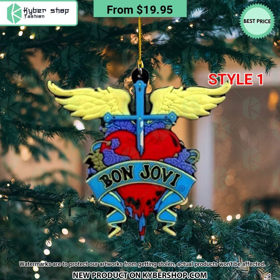 Bon Jovi Band Ornament