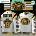 Boston Bruins 100 Centennial Baseball Jacket, Pants