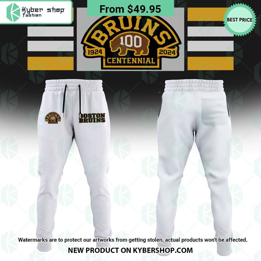 Boston Bruins 100 Centennial Baseball Jacket, Pants