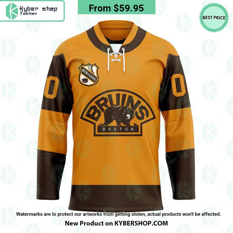 Boston Bruins Heritage Concepts team logo Hockey Jersey