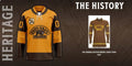 Boston Bruins Heritage Concepts team logo Hockey Jersey