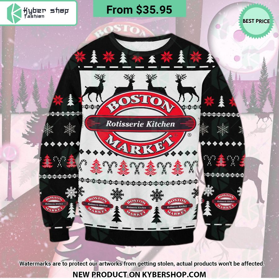 Boston Market Christmas Sweater
