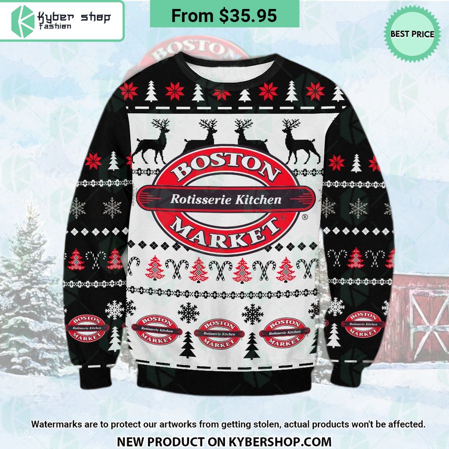 Boston Market Christmas Sweater