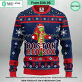 Boston Red Sox Grinch Ugly Christmas Sweater