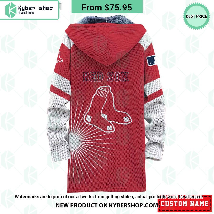 Boston Red Sox MLB CUSTOM Fleece Windbreaker Jacket
