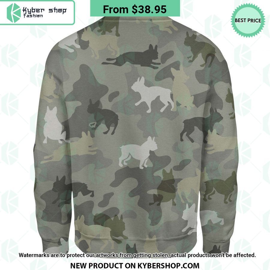 Boston Terrier Camo Sweatshirt