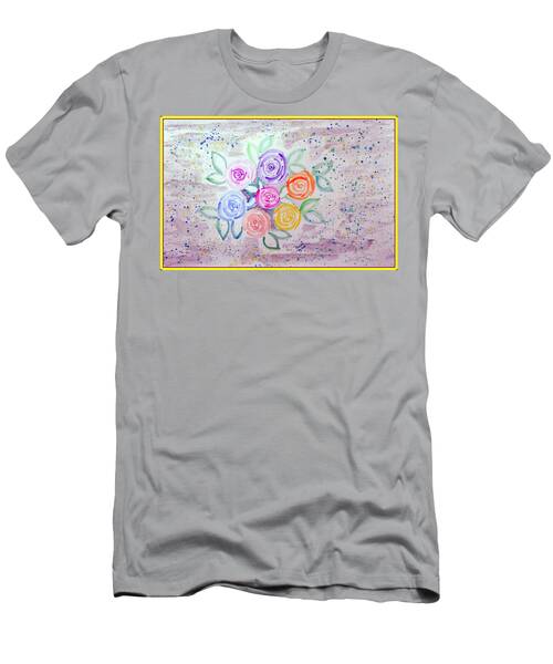 Bouquet  Of Watercolor Roses T-Shirt