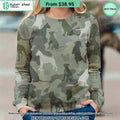 Boxer Dog Camo Sweatshirt