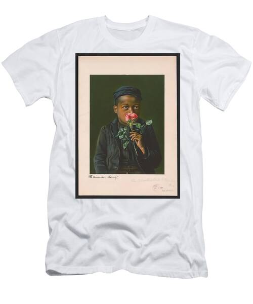 Boy With Flower American Beauty T-Shirt
