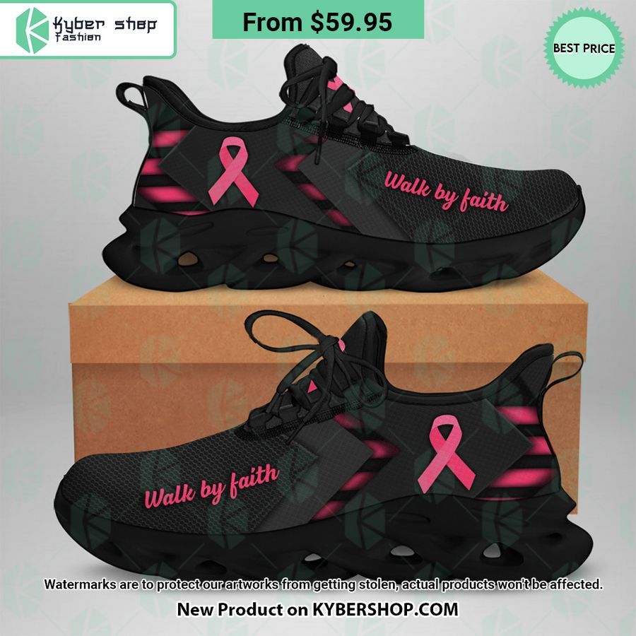 Breast cancer Awareness Walk By Faith Max Soul Shoes