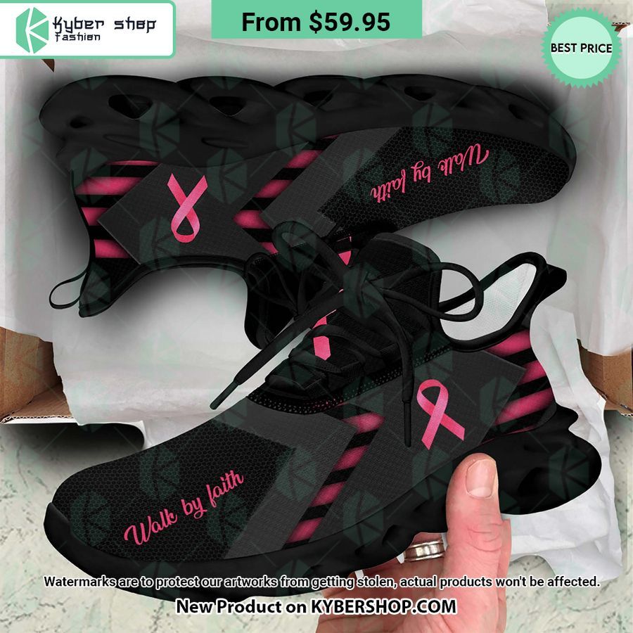 Breast cancer Awareness Walk By Faith Max Soul Shoes