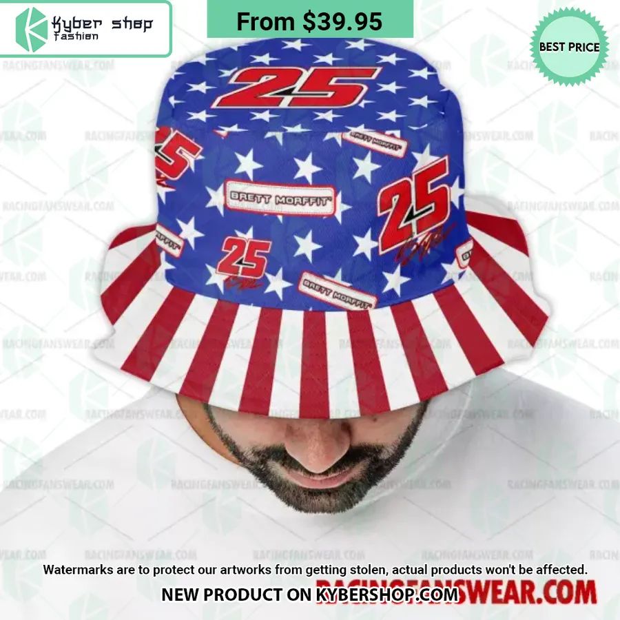 Brett Moffitt NASCAR Racing Independence Day Bucket Hat