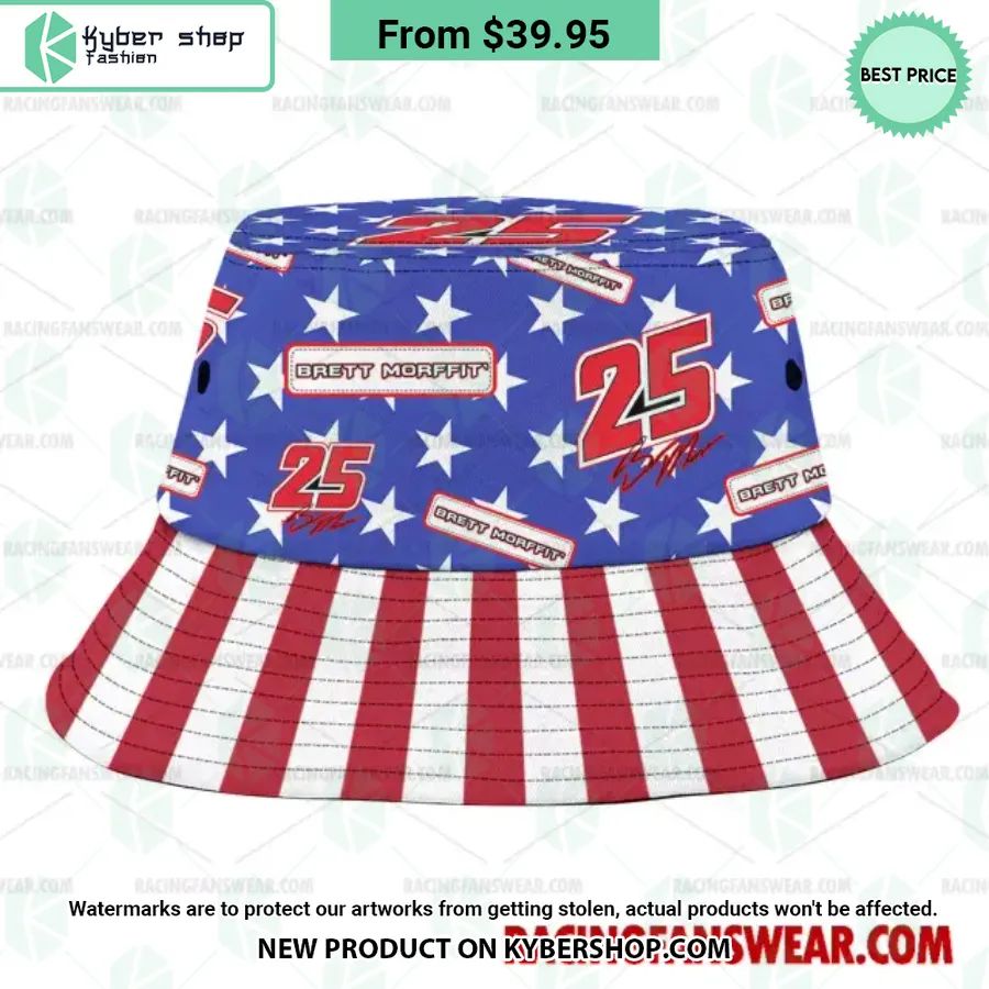 Brett Moffitt NASCAR Racing Independence Day Bucket Hat