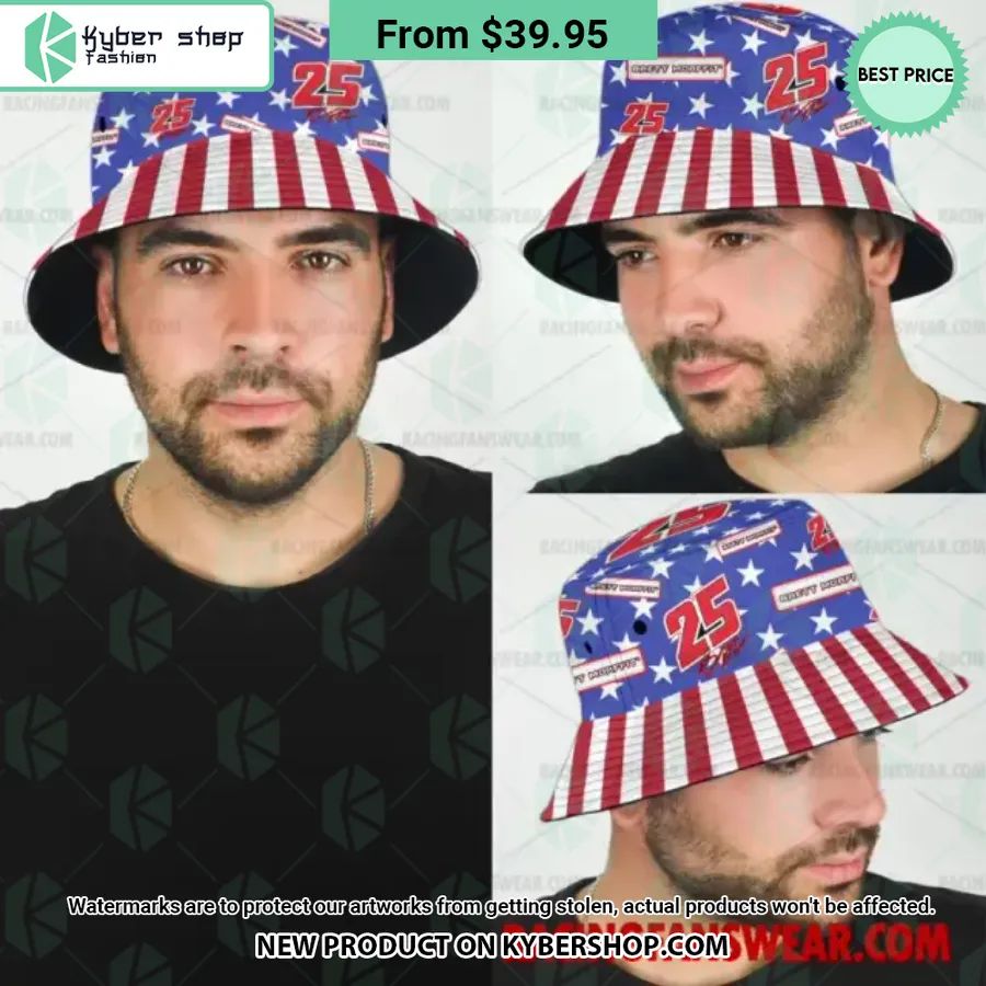 Brett Moffitt NASCAR Racing Independence Day Bucket Hat