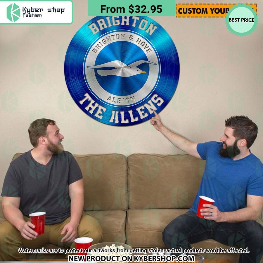 Brighton & Hove Albion CUSTOM Metal Sign