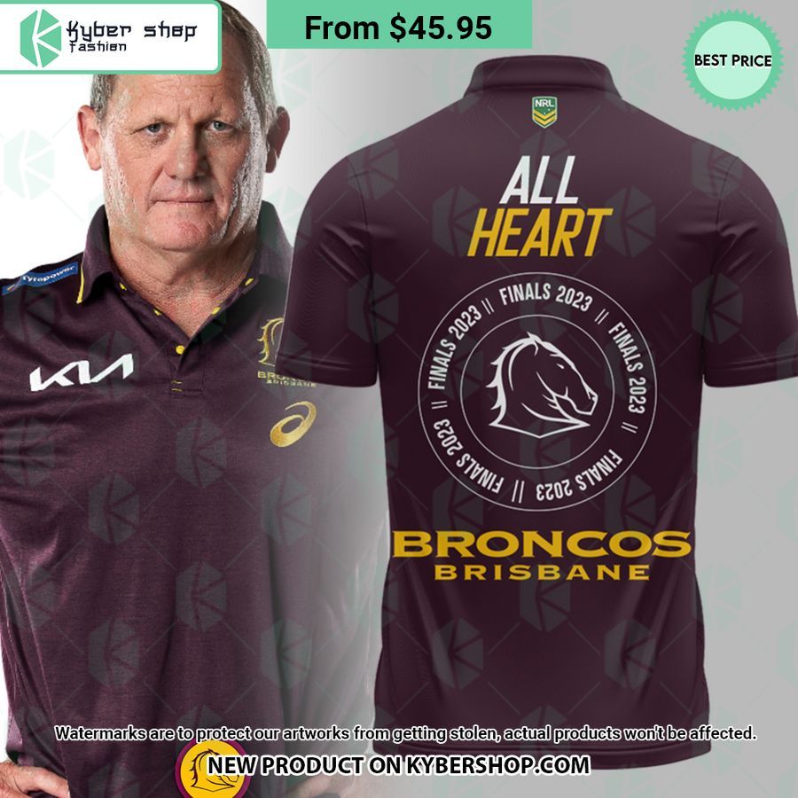Brisbane Broncos All Heart Finals 2023 Polo Shirt, Pants