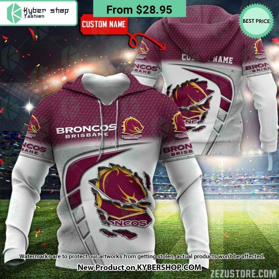 Brisbane Broncos CUSTOM Hoodie