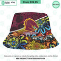 Brisbane Broncos Indigenous Pattern Bucket Hat